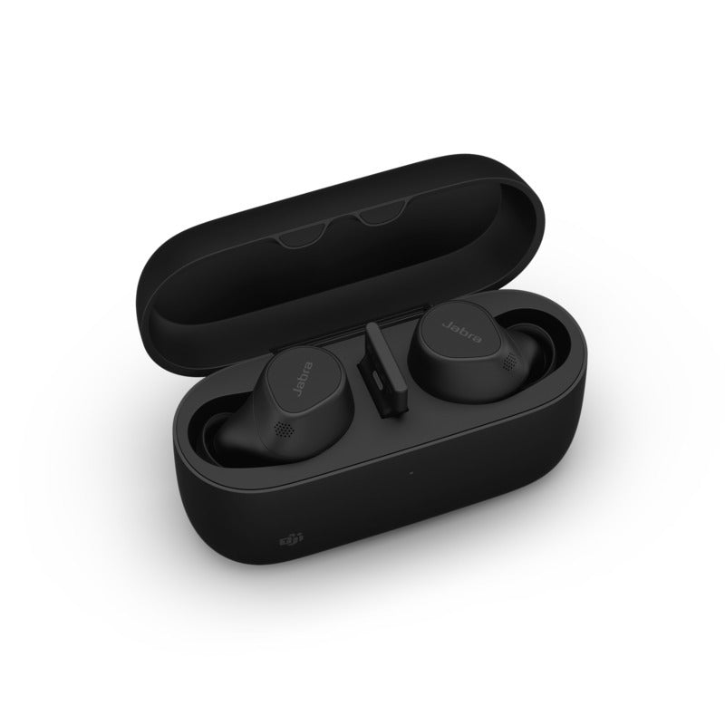 JABRA Evolve2 Buds Wireless Earbuds - Microsoft Teams & Open Office Certified - Active Noise Cancelling - 33hr Battery - USB A