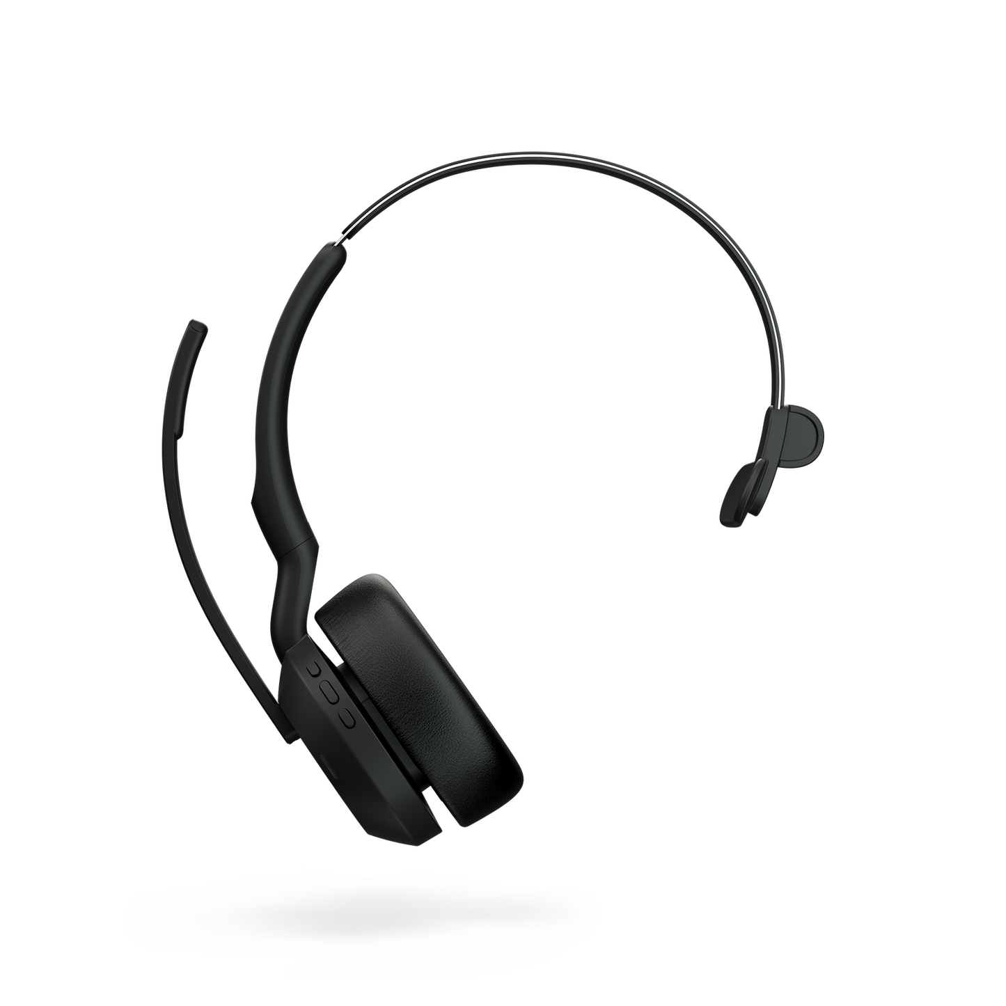 JABRA Evolve2 55 Mono + Charging Stand - Wireless Headset - Microsoft Teams & Open Office Certified - Active Noise Cancelling - 30m Range - USB A
