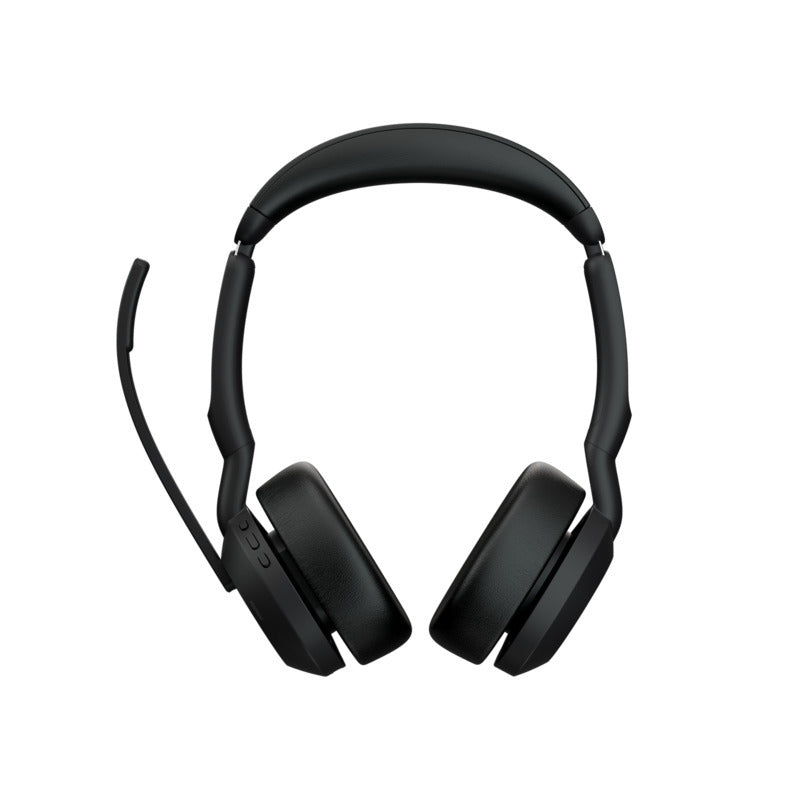 JABRA Evolve2 55 Stereo Wireless Headset - UC Certified - Active Noise Cancelling - 30m Range - 28mm Driver - USB A