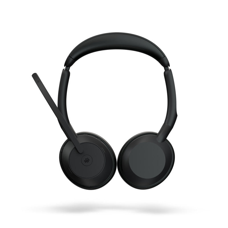 JABRA Evolve2 55 Stereo Wireless Headset - Microsoft Teams & Open Office Certified - Active Noise Cancelling - 30m Range - 28mm Driver - USB A