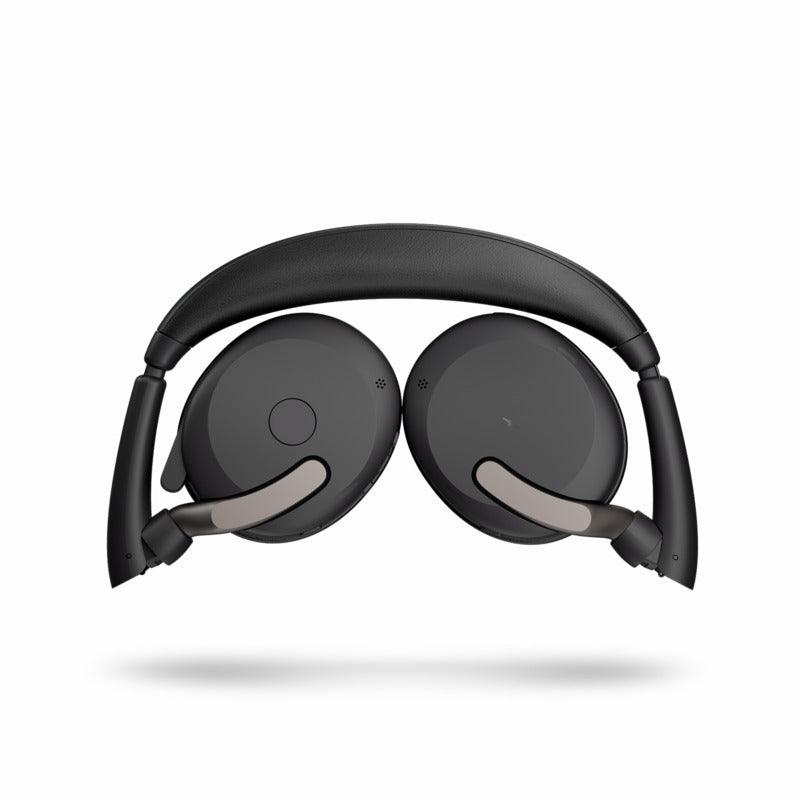 JABRA Evolve2 65 Flex Stereo Wireless Headset - UC Certified - Collapsible - Active Noise Cancelling - Dual Foam - USB C