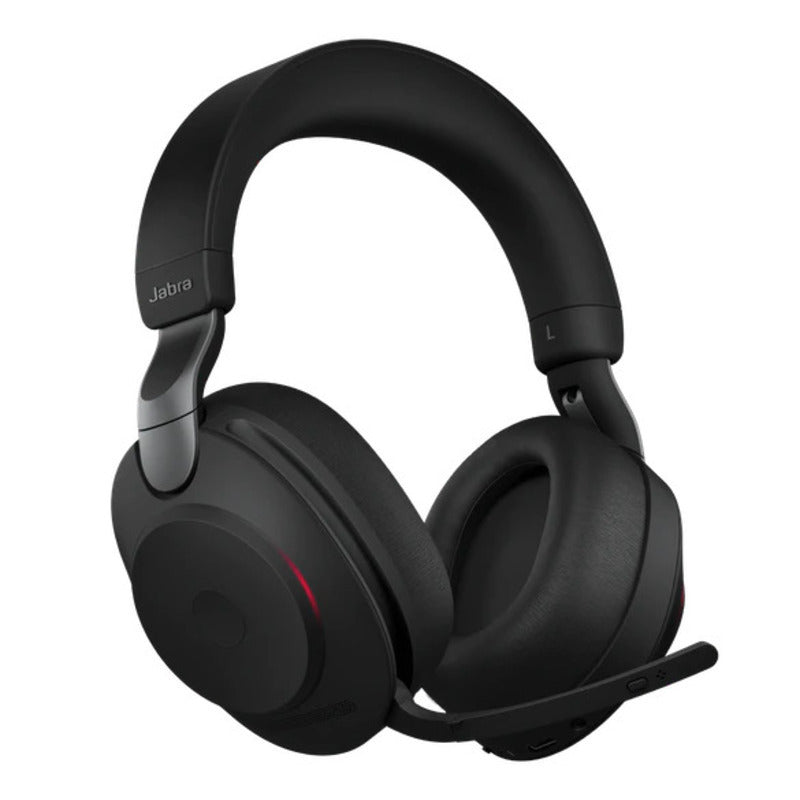 JABRA Evolve2 85 Stereo Wireless Headset - Microsoft Teams & Open Office Certified - Active Noise Cancelling Spatial Audio - 30m Range - USB A