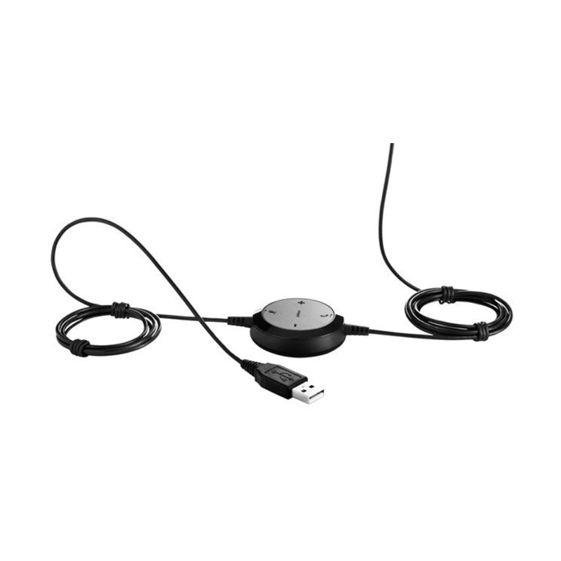 JABRA Evolve 20 SE Stereo Wired Headset - UC Certified - InLine Controller - Prof Grade Mic - Premium Audio - USB A