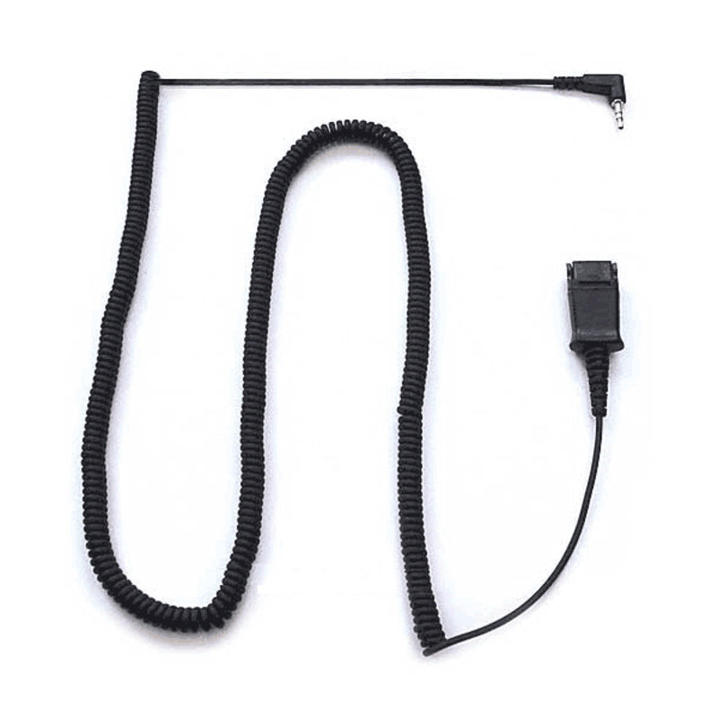 Spare, Cable assy, Coil Cord 10ft, 2.5mm to QD