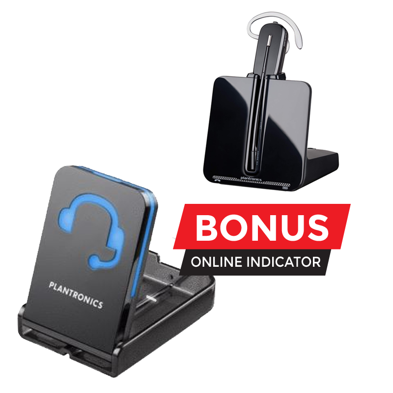 CS540 Convertible DECT Wireless Headset - Great for Desk Phones