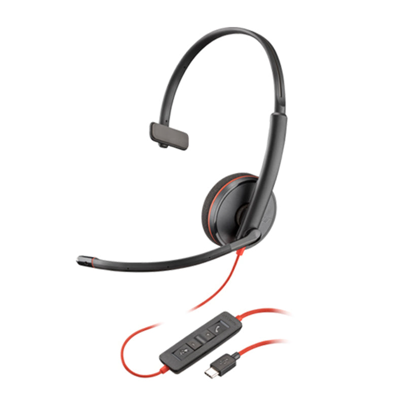 Blackwire C3210 Headset - Monaural - USB C