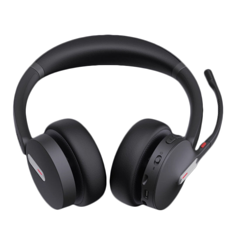 Yealink BH70 Entry-Level Stereo Bluetooth Headset with BT51 Dongle, Black, USB-C MS