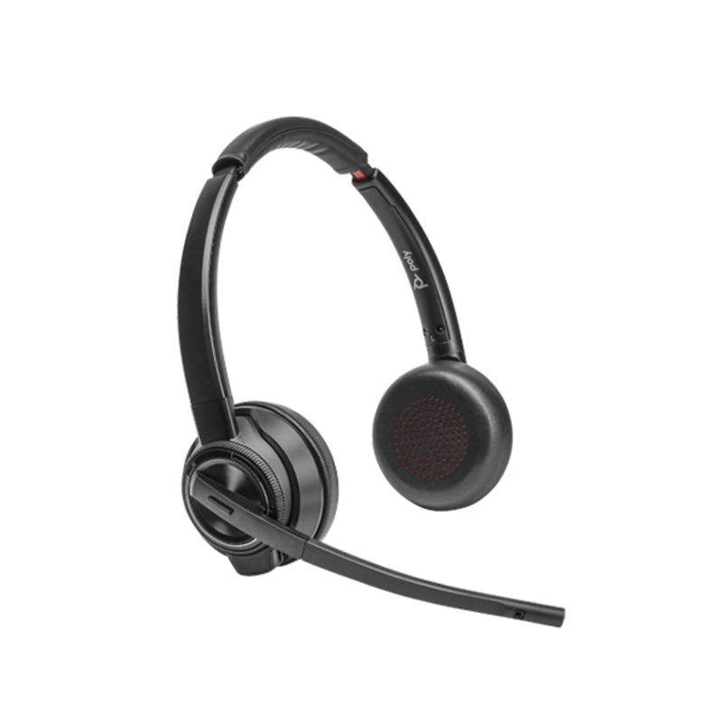 Poly Savi 8420 Office MS Stereo DECT Headset USB-A PC/Deskphone/Mobile